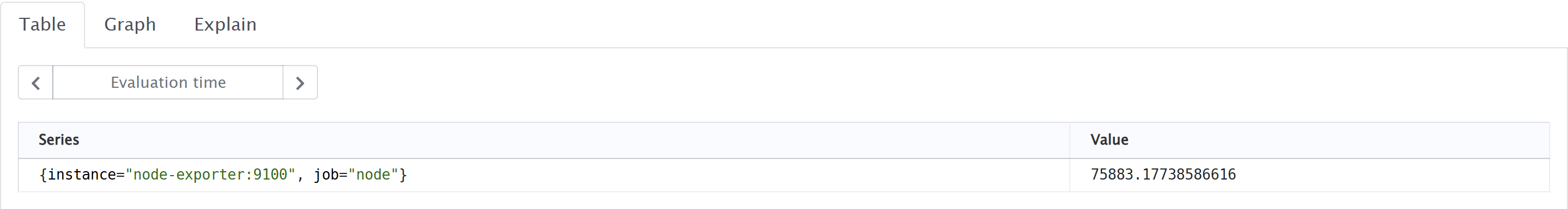 PromLens 쿼리 테이블